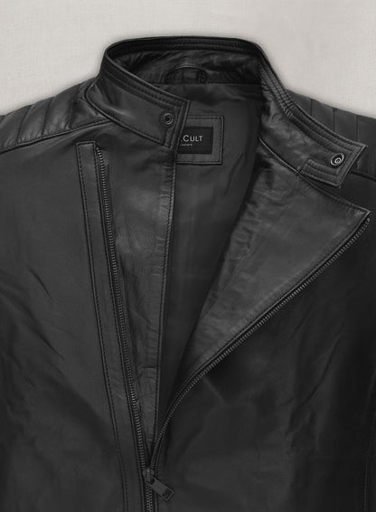 Black Vin Diesel Leather Jacket #2 - LeatherCult