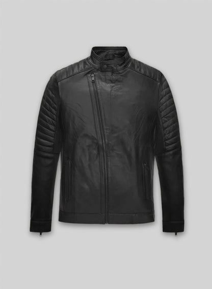 Black Vin Diesel Leather Jacket #2