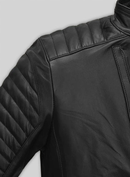 Black Vin Diesel Leather Jacket #2
