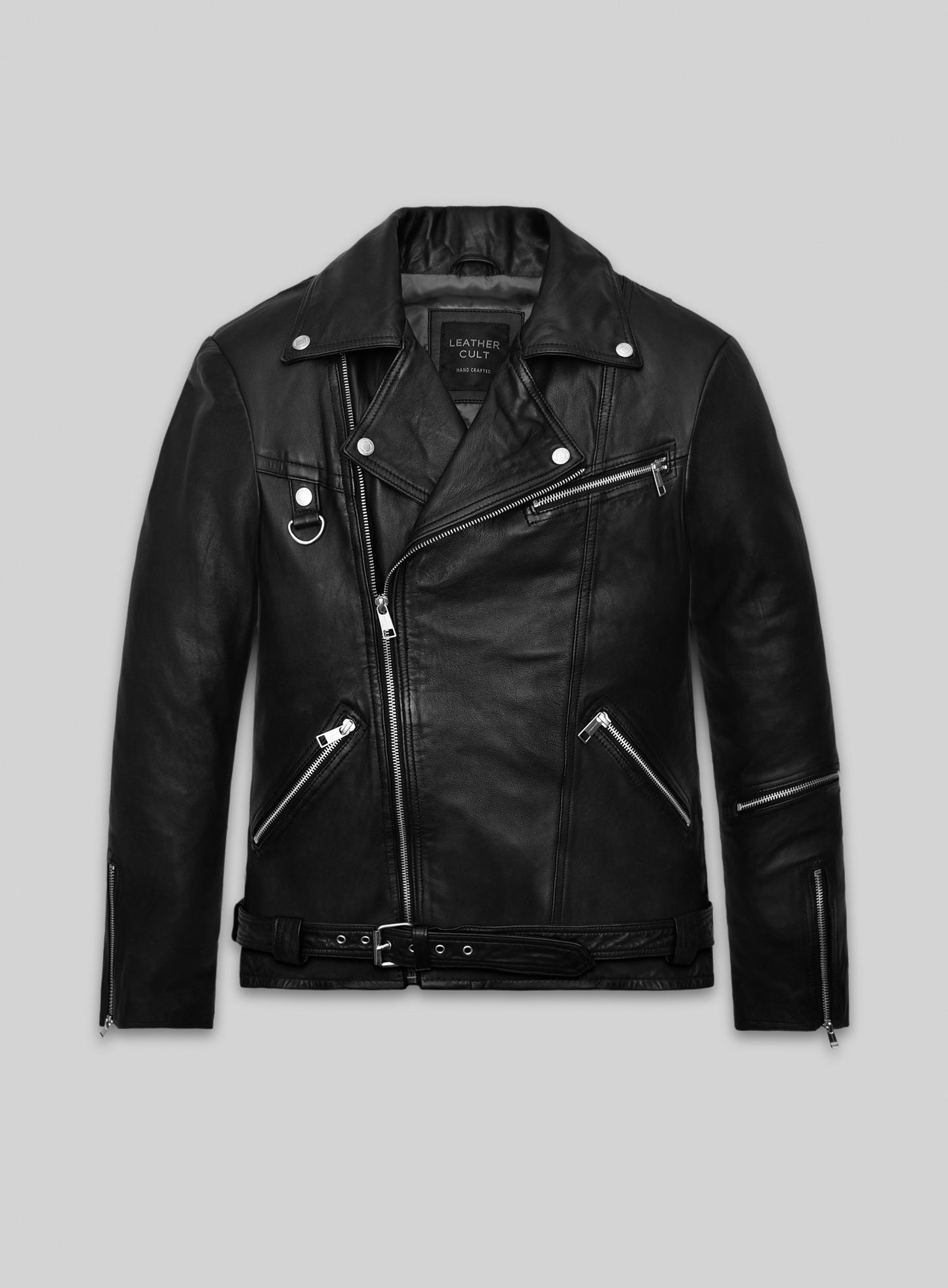 Black Volt Leather Jacket