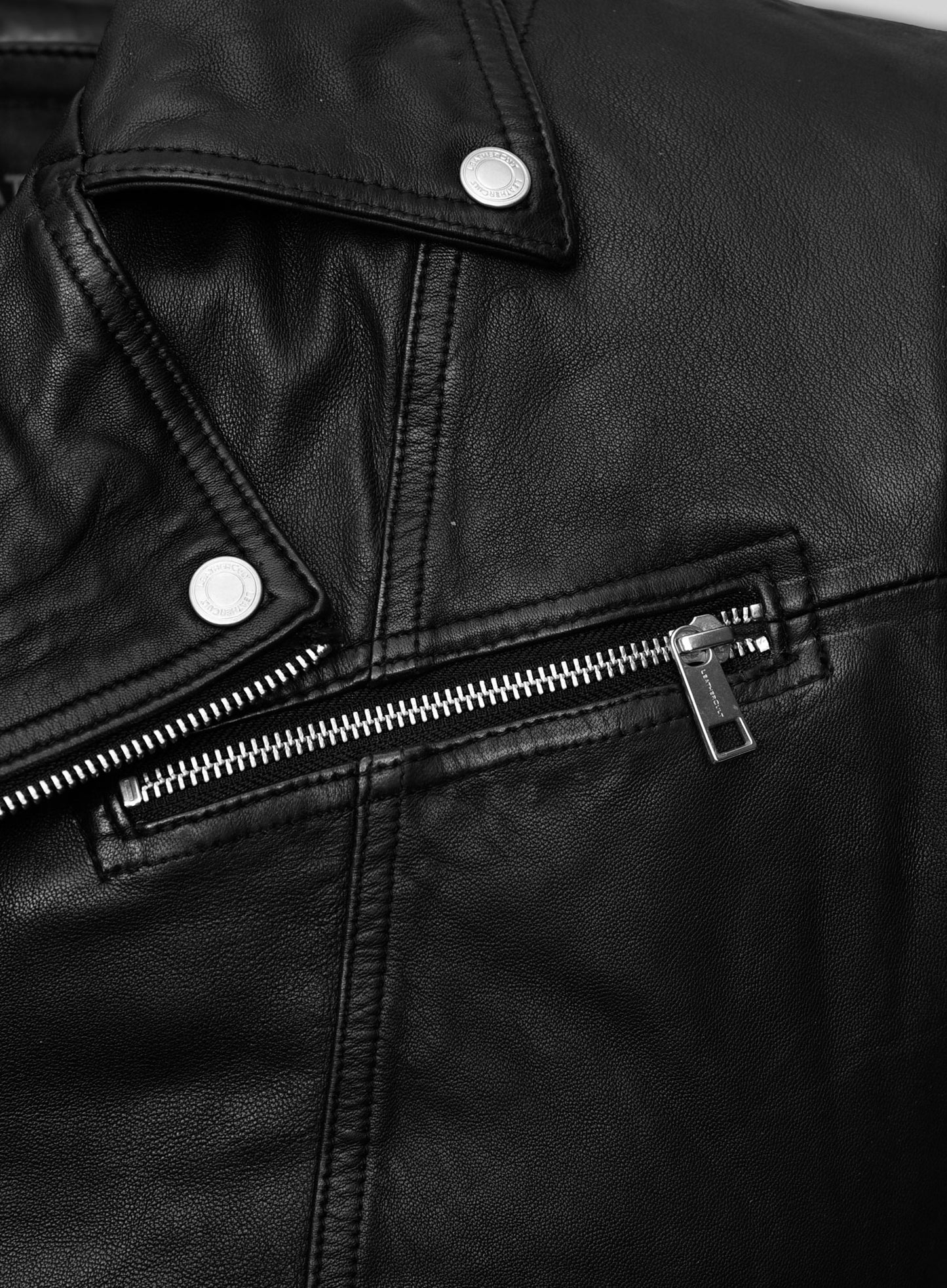 Black Volt Leather Jacket