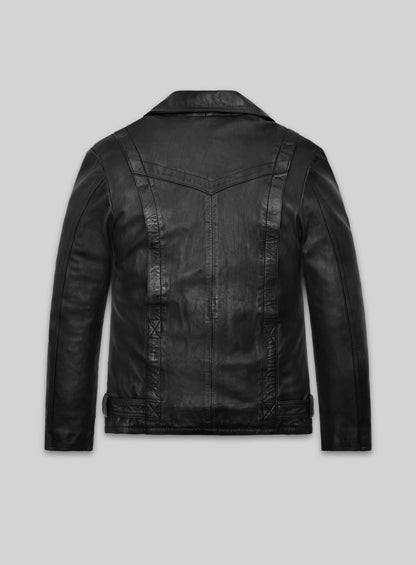 Black Volt Leather Jacket