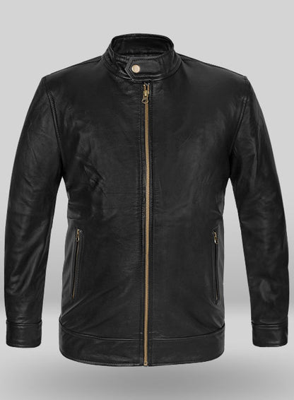 Black Zac Efron Baywatch Leather Jacket - LeatherCult