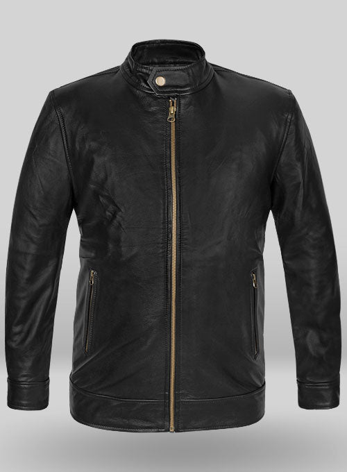 Black Zac Efron Baywatch Leather Jacket - LeatherCult