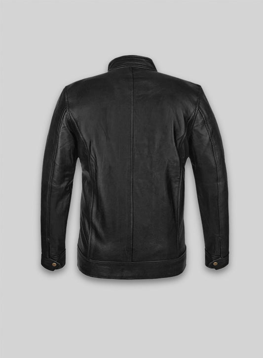 Black Zac Efron Baywatch Leather Jacket