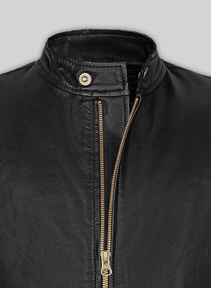 Black Zac Efron Baywatch Leather Jacket