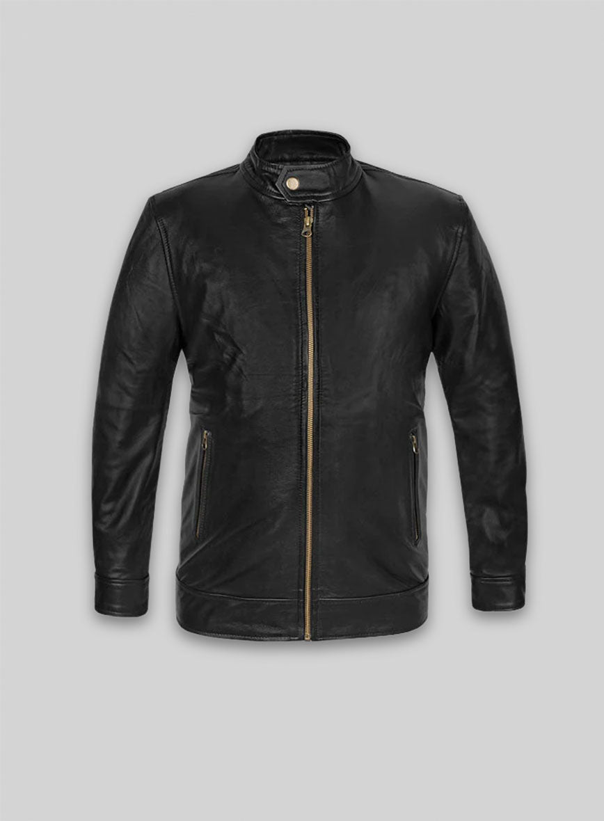 Black Zac Efron Baywatch Leather Jacket