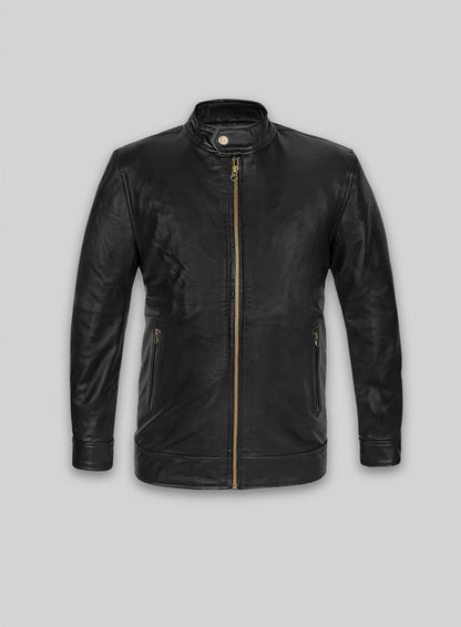 Black Zac Efron Baywatch Leather Jacket