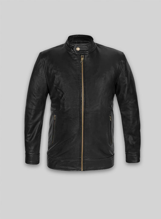 Black Zac Efron Baywatch Leather Jacket