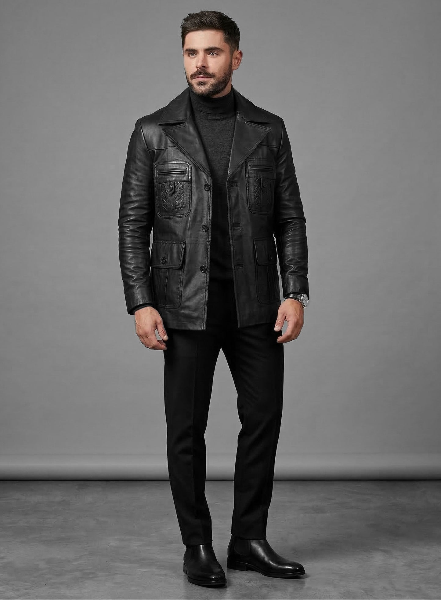 Black Zac Efron Extremely Wicked, Shockingly Evil & Vile Blazer