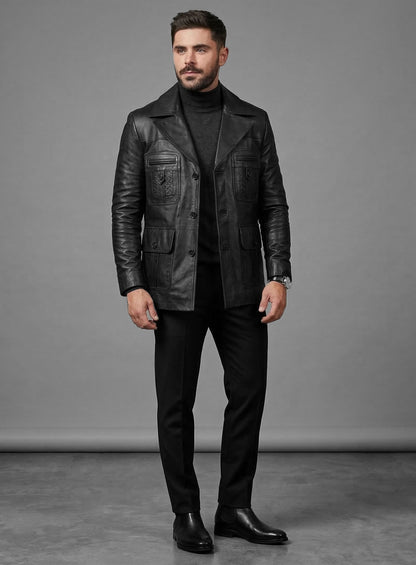 Black Zac Efron Extremely Wicked, Shockingly Evil & Vile Blazer