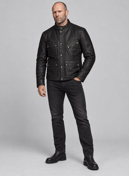 Blitz Jason Statham Leather Jacket