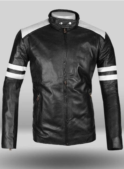Black Fight Club Leather Jacket - LeatherCult