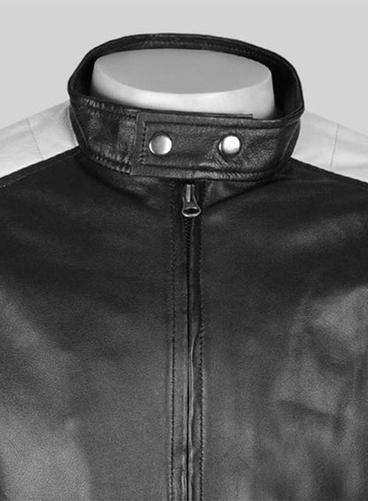 Black Fight Club Leather Jacket - LeatherCult