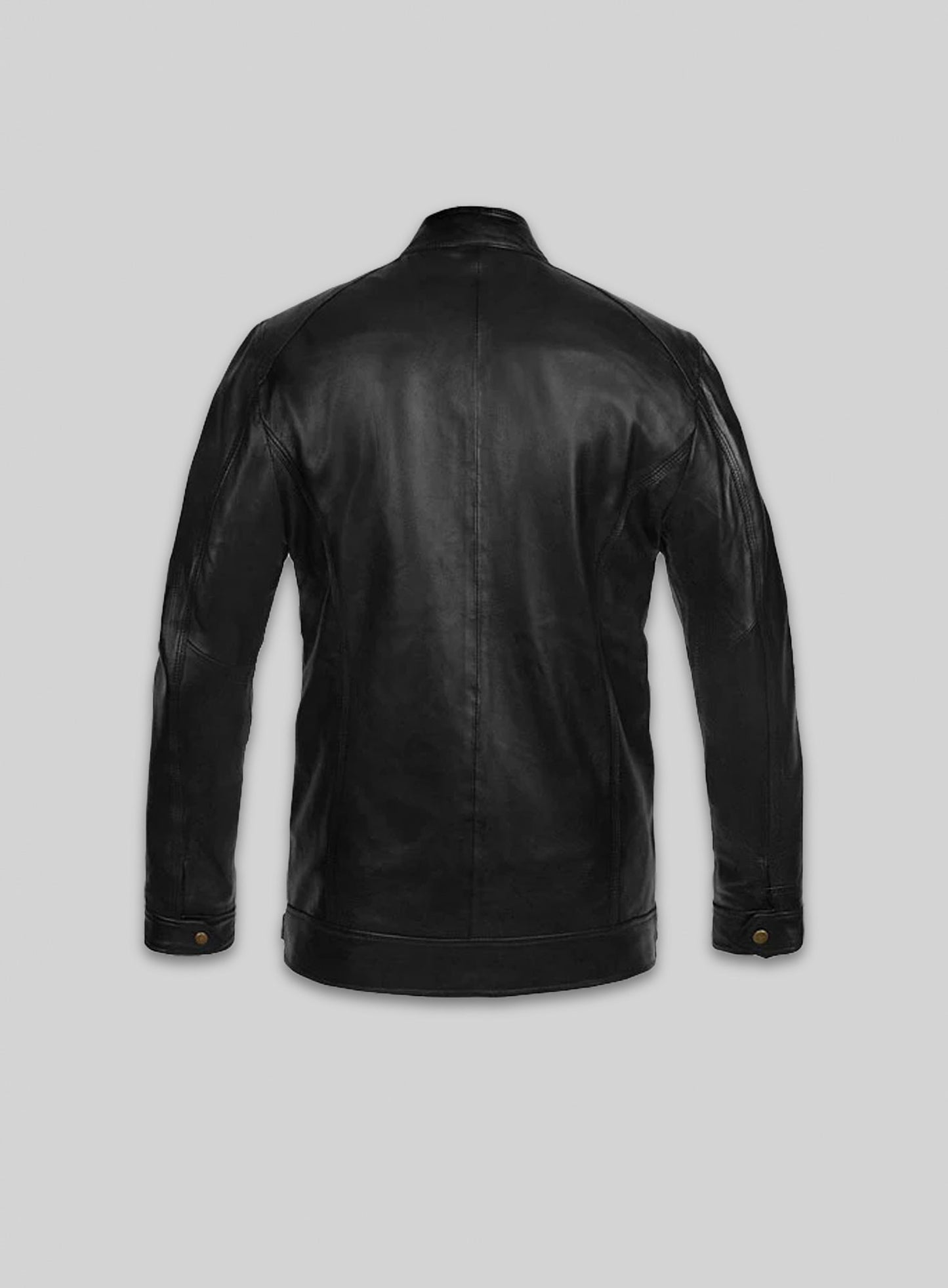 Black Leather Jacket # 660