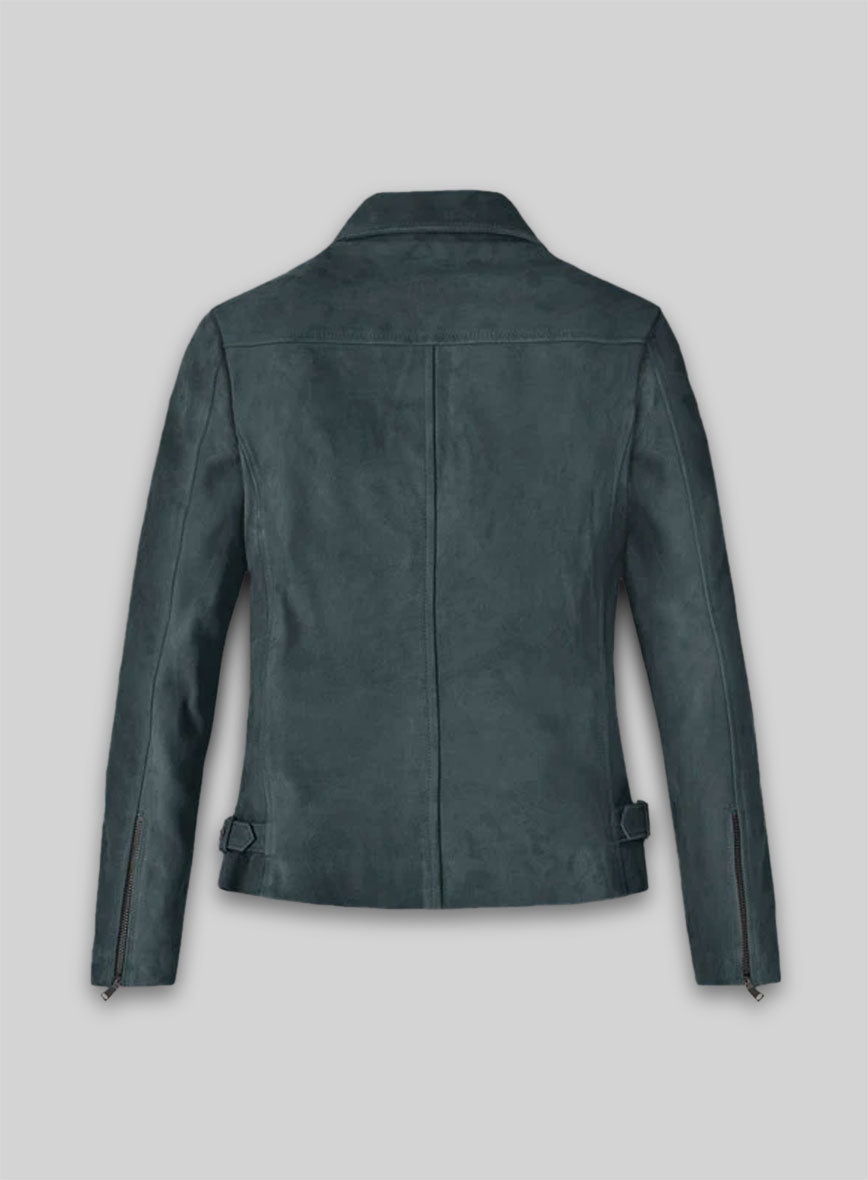 Blue Suede Vanessa Hudgens Leather Jacket #3