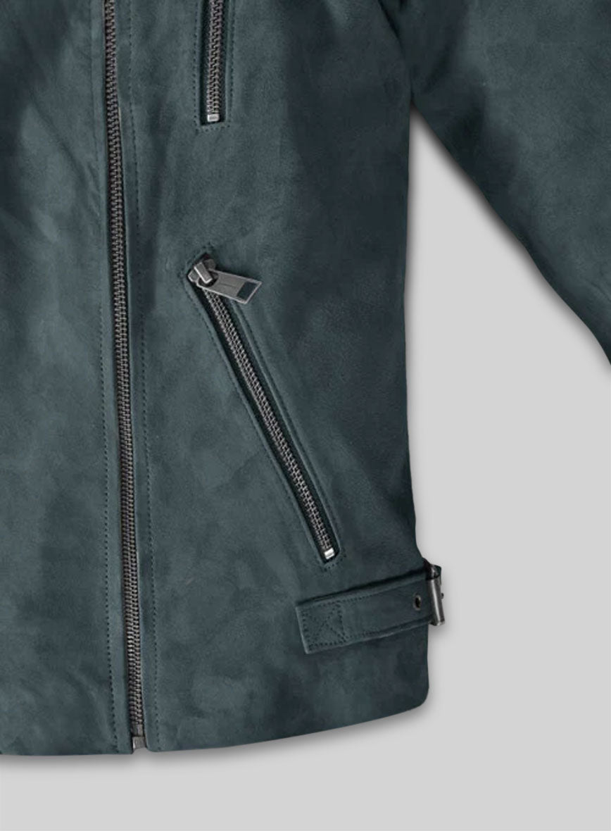 Blue Suede Vanessa Hudgens Leather Jacket #3