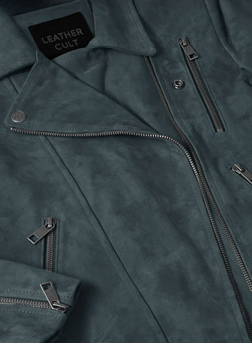 Blue Suede Vanessa Hudgens Leather Jacket #3