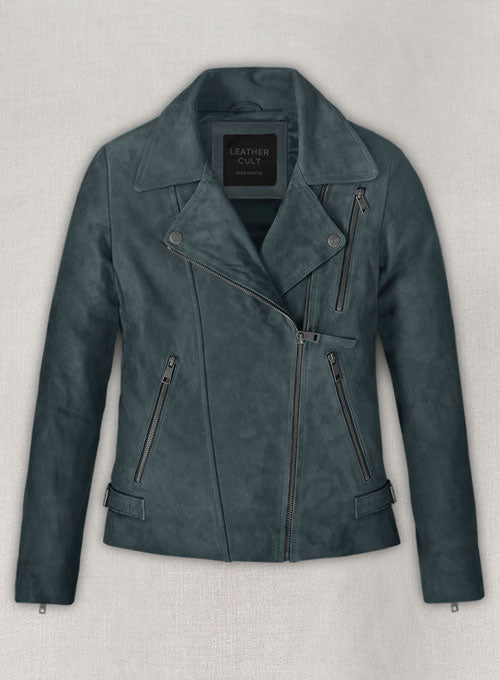 Blue Suede Vanessa Hudgens Leather Jacket #3 - LeatherCult