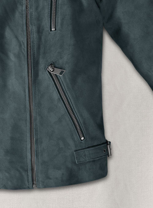 Blue Suede Vanessa Hudgens Leather Jacket #3 - LeatherCult
