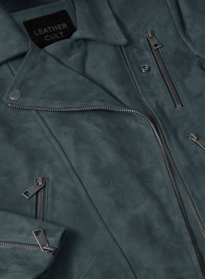 Blue Suede Vanessa Hudgens Leather Jacket #3 - LeatherCult