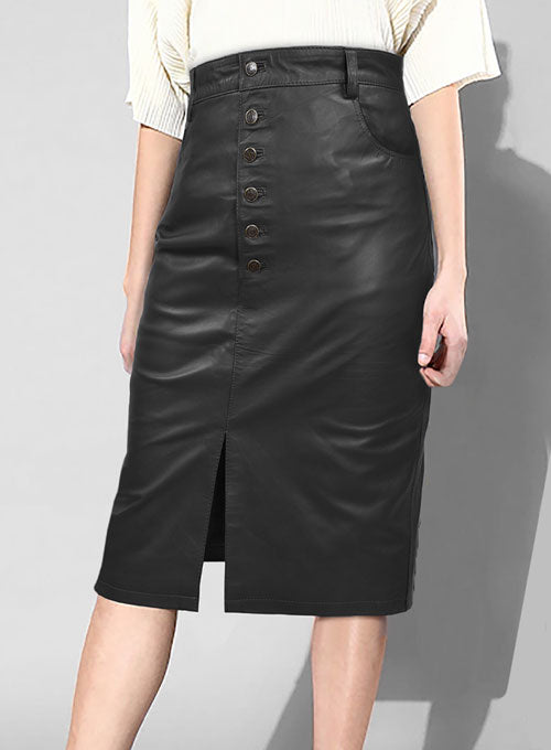 Boca Leather Skirt - # 429 - LeatherCult