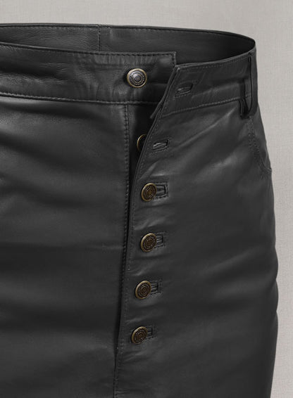 Boca Leather Skirt - # 429 - LeatherCult