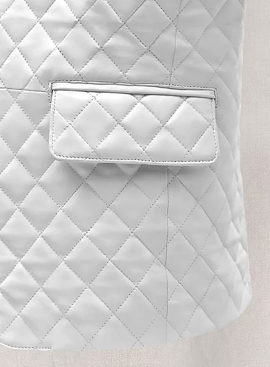 Bocelli Tuxedo Quilted Leather Blazer