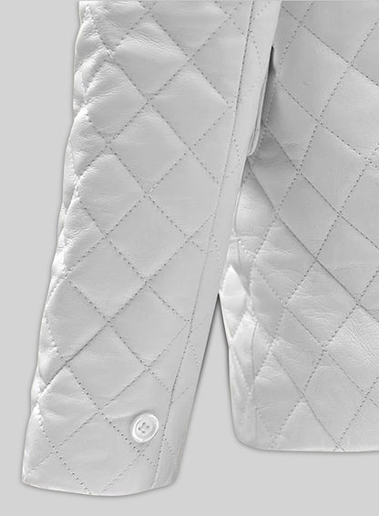 Bocelli Tuxedo Quilted Leather Blazer