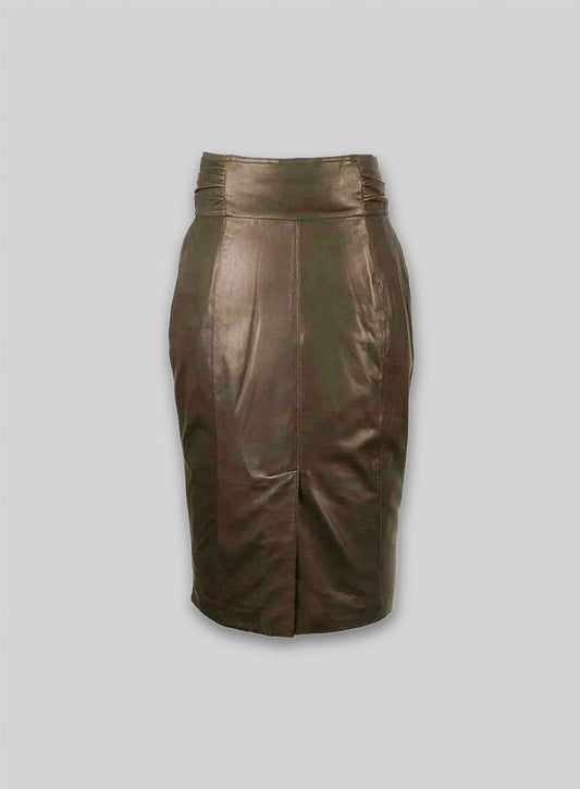 Bonded Leather Skirt - # 436