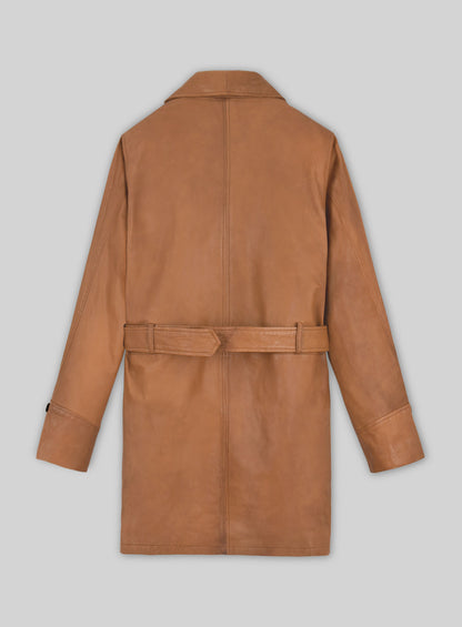 Brad Pitt Legends of the Fall Leather Trench Coat