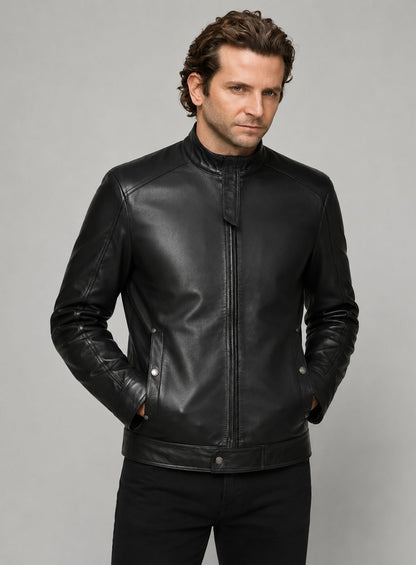 Bradley Cooper Limitless Leather Jacket