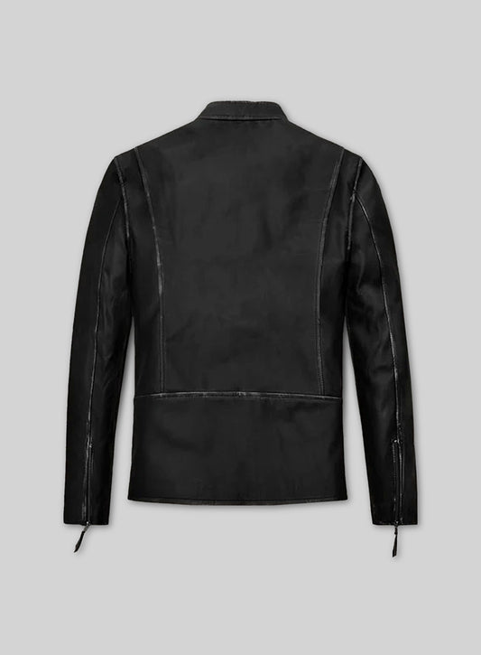 Bradley Cooper Burnt Leather Jacket