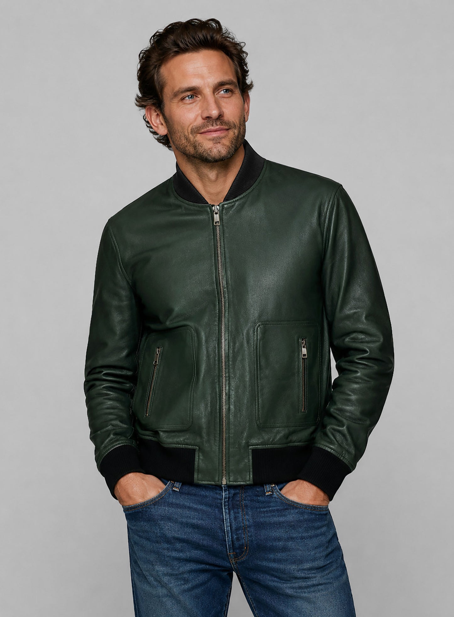 Bradley Cooper Leather Jacket # 1