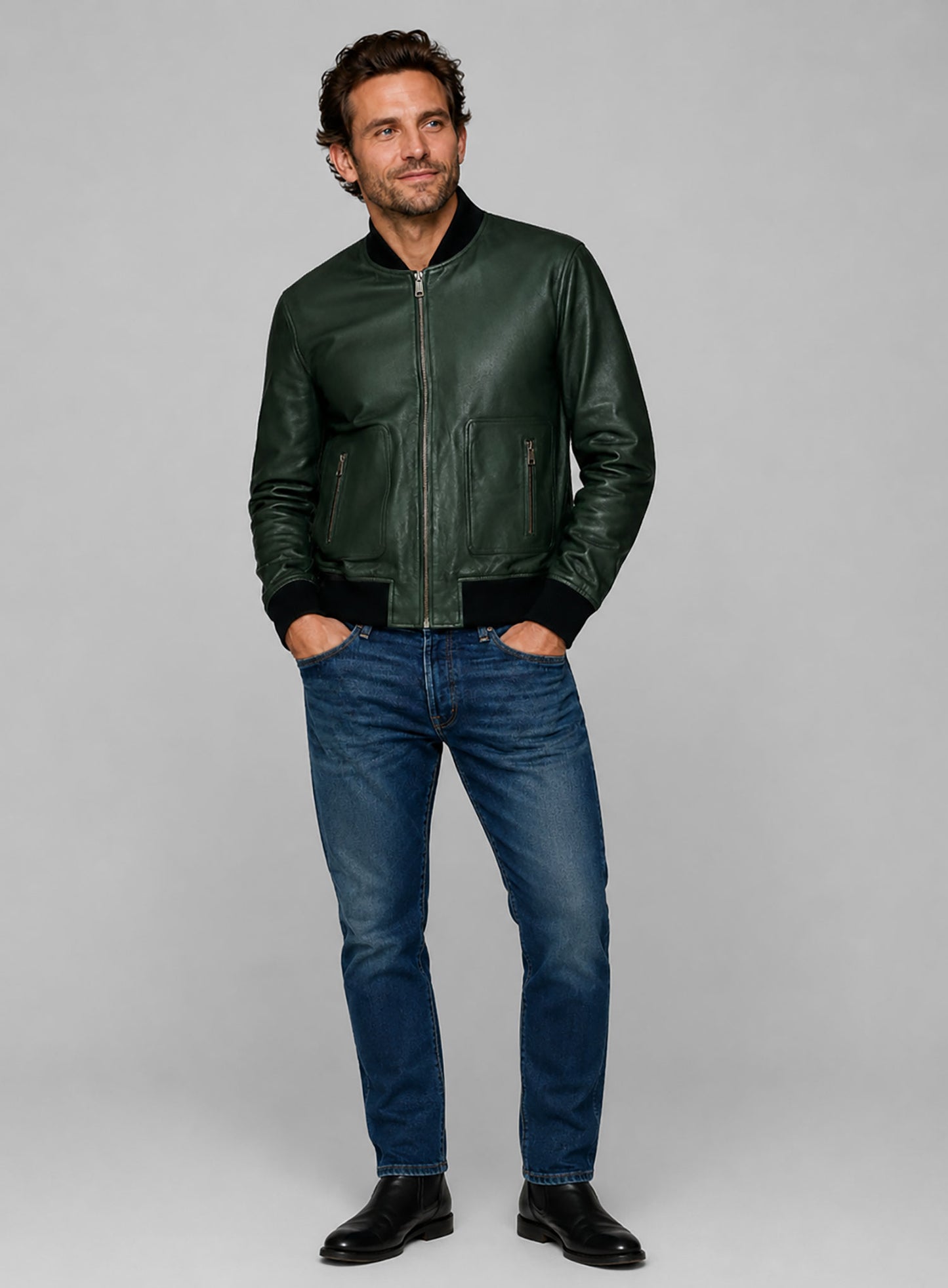 Bradley Cooper Leather Jacket # 1