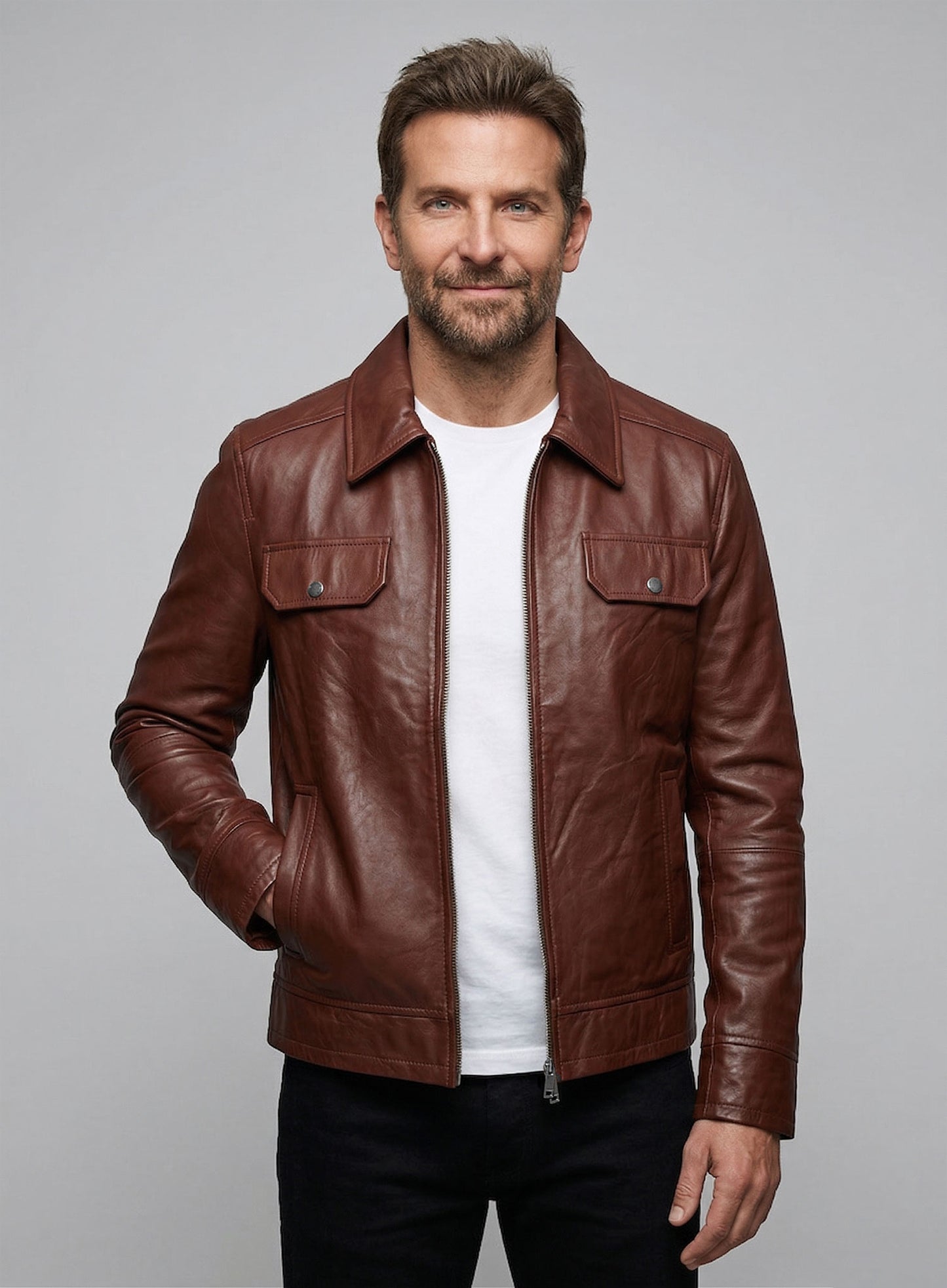 Bradley Cooper Leather Jacket