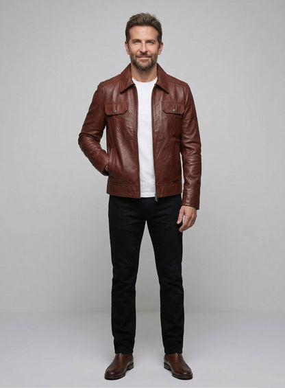 Bradley Cooper Leather Jacket