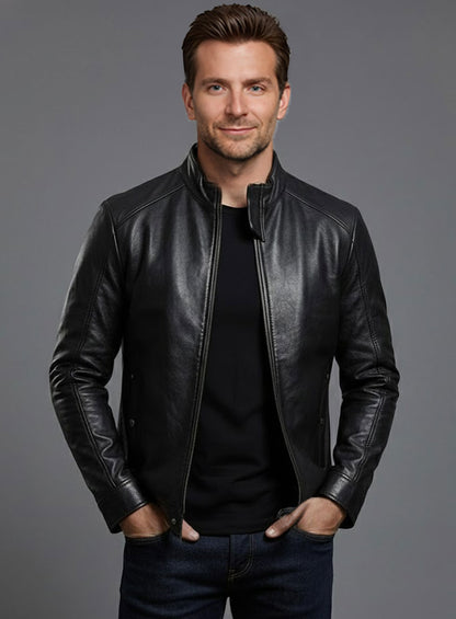 Bradley Cooper Limitless Leather Jacket