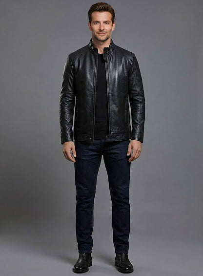 Bradley Cooper Limitless Leather Jacket