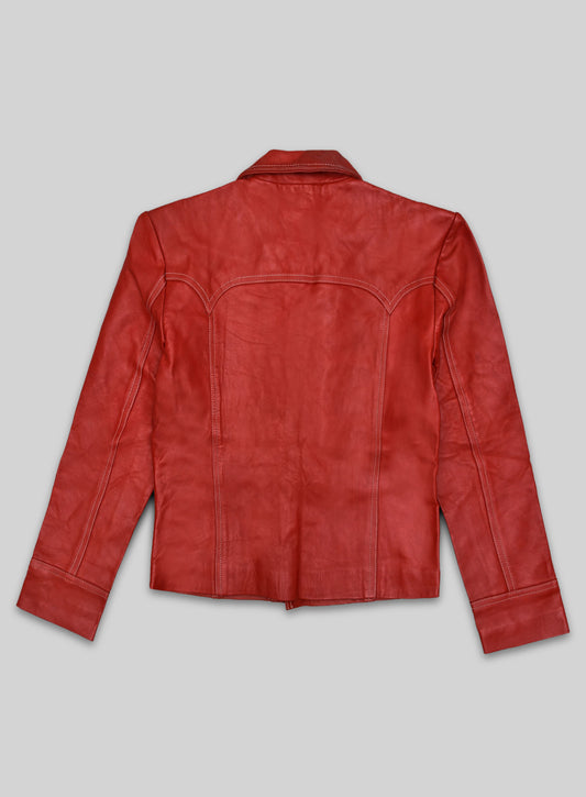 Brad Pitt Fight Club Leather Jacket - 38