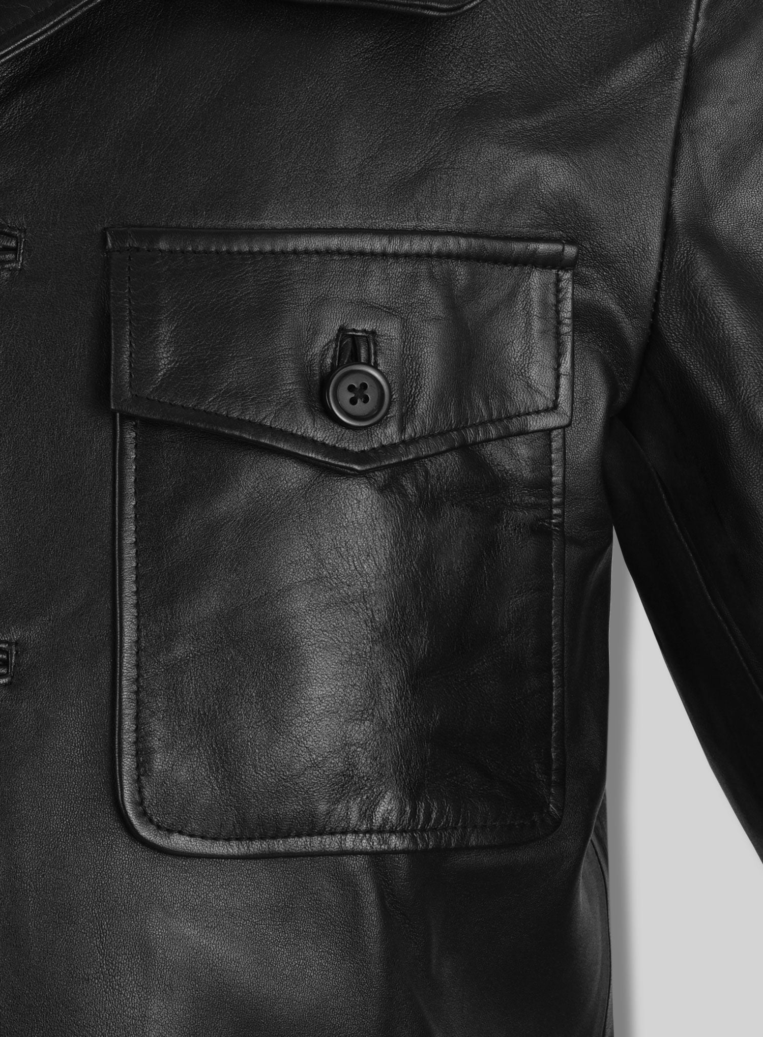 Men’s Brad Pitt Friends Season 8 Leather Jacket by LeatherCult