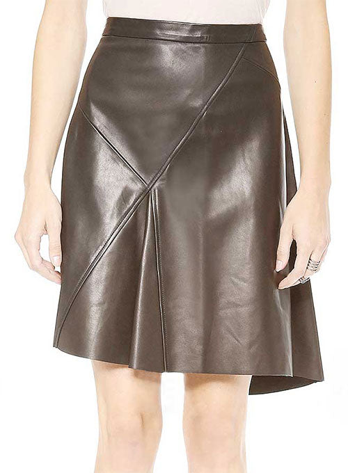 Breeze Flare Leather Skirt - # 422 - LeatherCult