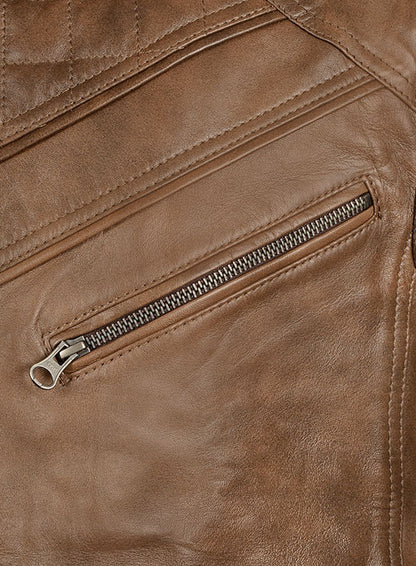 Brewer Leather Jacket - LeatherCult