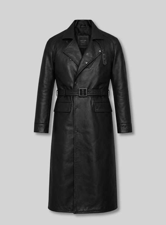 Brian Gleeson Peaky Blinders Leather Long Coat