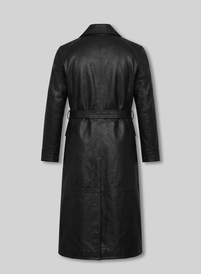 Brian Gleeson Peaky Blinders Leather Long Coat
