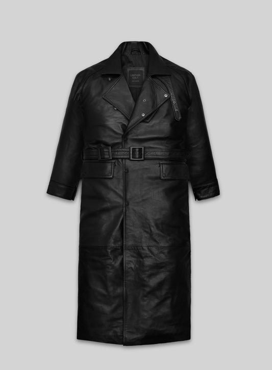 Brian Gleeson Peaky Blinders Leather Long Coat
