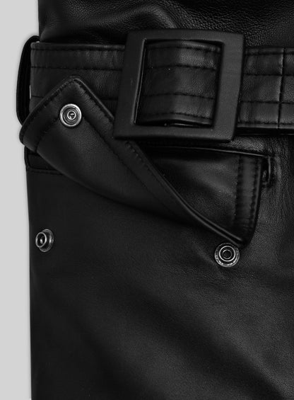 Brian Gleeson Peaky Blinders Leather Long Coat