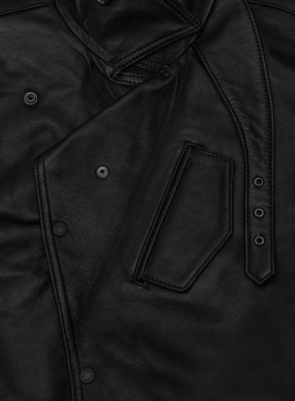 Brian Gleeson Peaky Blinders Leather Long Coat