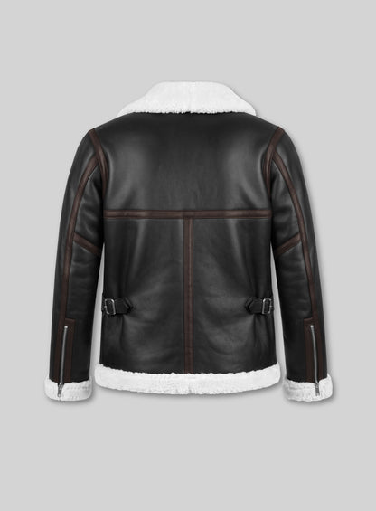 British Flying Sherpa Leather Jacket