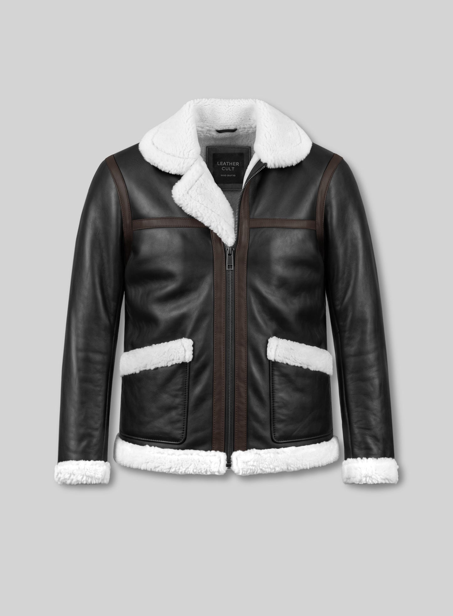 British Flying Sherpa Leather Jacket